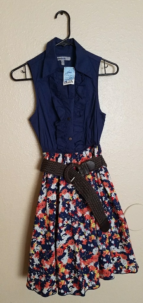 Bailey Blue blue with floral dress